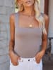 LA Angels Top in Taupe