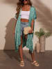 LA Angels Kimono w kolorze turkusowo-kremowym