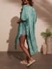 LA Angels Kimono w kolorze turkusowo-kremowym