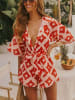 LA Angels Jumpsuit in Orange