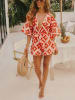 LA Angels Jumpsuit in Orange