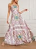 LA Angels Jurk wit/groen/roze