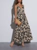 LA Angels Kleid in Schwarz/ Creme