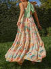 LA Angels Kleid in Mint/ Rosa