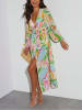 LA Angels Jurk groen/roze/wit