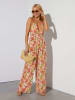 LA Angels Jumpsuit in Creme/ Rot/ Grün