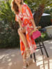 LA Angels Kleid in Koralle/ Creme