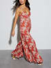 LA Angels Jumpsuit in Rot/ Creme