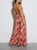 LA Angels Jumpsuit in Rot/ Creme