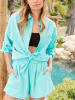 LA Angels 2-delige outfit turquoise