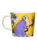 Moomin Kubek "Hemulen" w kolorze żółto-fioletowym - 300 ml
