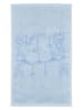 Moomin Gästehandtuch "Love" in Hellblau - (L)50 x (B)30 cm