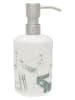 Moomin Dozownik "Bathtime" w kolorze zielono-białym na mydło - 17 cm
