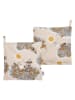 Moomin Topflappen "Friends Forever" in Beige/ Gelb - (L)22 x (B)22 cm