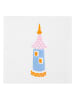 Moomin Servetten "Party" lichtroze/lichtblauw - 20 stuks