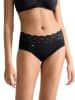 Sloggi Pełne figi high waist "Romance" w kolorze czarnym