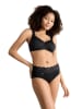 Sloggi Pełne figi high waist "Romance" w kolorze czarnym