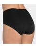 Sloggi Pełne figi high waist "Romance" w kolorze czarnym