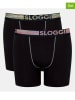 Sloggi 2er-Set: Boxershorts in Schwarz