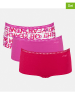 Sloggi 3er-Set: Pantys in Pink/ Rot/ Weiß