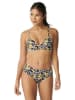 Sloggi Bikini-Hose in Schwarz/ Gold