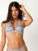Sloggi Bikini-Oberteil in Hellblau/ Rot