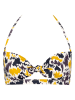 Sloggi Bikini-Oberteil in Schwarz/ Gold