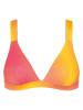 Sloggi Dwustronny biustonosz bikini w kolorze różowo-żółtym