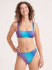 Sloggi Wende-Bikini-Oberteil in Lila/ Hellblau