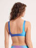 Sloggi Wende-Bikini-Oberteil in Lila/ Hellblau