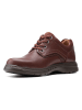 Clarks Leder-Schnürschuhe "Brawley Pace" in Braun