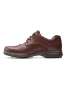 Clarks Leder-Schnürschuhe "Brawley Pace" in Braun