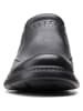 Clarks Leder-Slipper "Un Brawley" in Schwarz