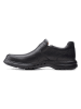 Clarks Leder-Slipper "Un Brawley" in Schwarz