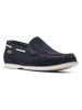 Clarks Leder-Mokassins "Noonan" in Dunkelblau