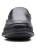 Clarks Leder-Mokassins "Ferius Creek" in Schwarz
