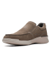 Clarks Leder-Mokassins "Donaway" in Taupe