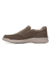 Clarks Leder-Mokassins "Donaway" in Taupe
