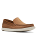Clarks Leren mocassins "Bratton" lichtbruin