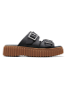 Clarks Leder-Pantoletten "Torhill" in Schwarz