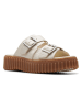 Clarks Leder-Pantoletten "Interest" in Creme