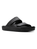 Clarks Leder-Pantoletten "Litton" in Schwarz