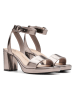 Clarks Leren haksandalen "Ambyrlyn Bay" goudkleurig