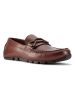 Clarks Skórzane mokasyny "Lea Oswick" w kolorze brązowym