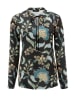 Aniston Bluse in Schwarz/ Hellblau