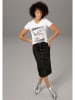 Aniston Jeansrock in Schwarz