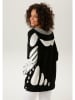 Aniston Pullover in Schwarz/ Weiß
