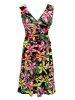Aniston Kleid in Schwarz/ Pink/ Grün
