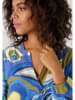 Aniston Bluse in Blau/ Oliv