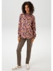 Aniston Bluse in Schwarz/ Rosa